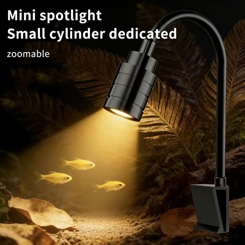 Aquarium Plant Light - ไฟสปอร์ตไลท์สำหรับตู้ปลา 3W แบบ 3 สี LED
