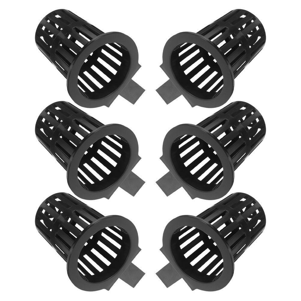 Aquarium Plant Holder - 6 ชิ้น ตะกร้าปลูกพืชไฮโดรโปนิกส์แบบติดผนัง ที่วางต้นไม้น้ำสำหรับตู้ปลา สำหรับการปลูกแนวตั้ง ทั้งในร่มและกลางแจ้ง