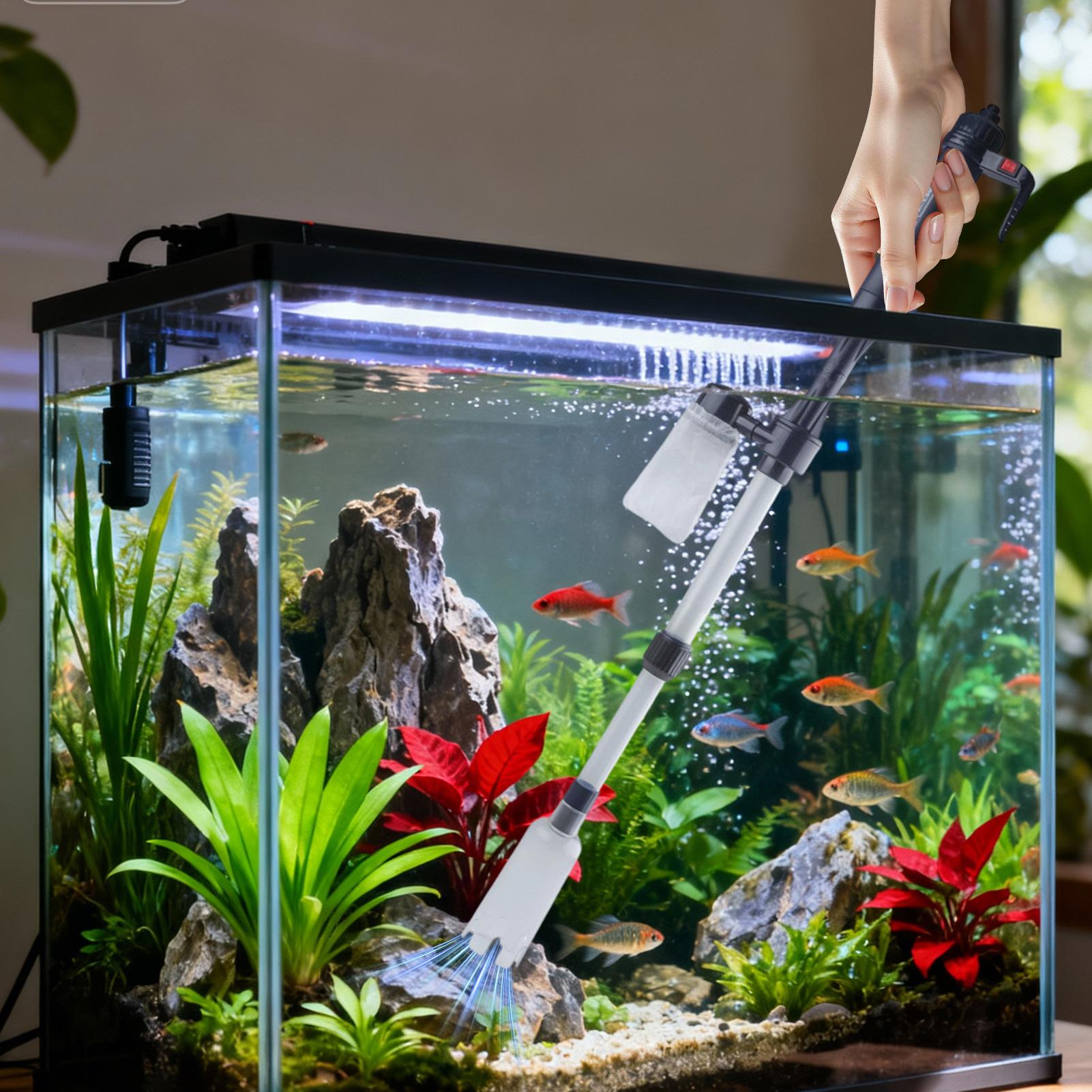 Planted Aquarium Cleaning - เครื่องดูดฝุ่นทำความสะอาดตู้ปลา 3 in 1 พร้อมระบบเปลี่ยนน้ำ ดูดทรายและขยะ