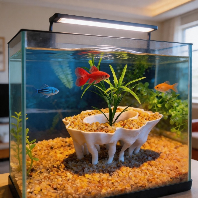 Plant Aquarium Pot - พืชน้ำพิมพ์สามมิติรูปทรงรากไม้ พร้อมกระถางต้นไม้ที่ใช้เป็นของตกแต่งตู้ปลาด้วย
