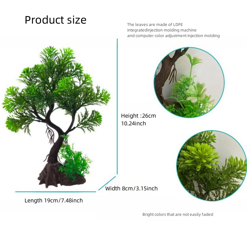 ต้นไม้ประดิษฐ์ตกแต่งตู้ปลา DIY - Aquarium Plant Substrate บทวิจารณ์และราคา