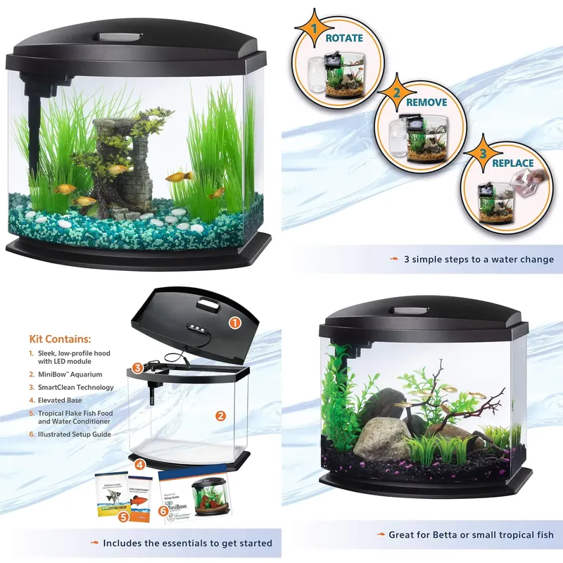 ตู้ปลาอะคริลิกใสแบบสั่งทำพิเศษ - Aquarium Planted Tank Filter บทวิจารณ์และราคา
