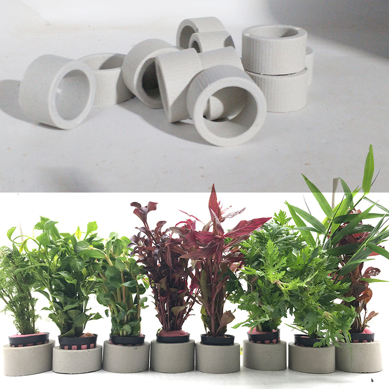 แหวนเซรามิกตกแต่งตู้ปลา, หม้อใ - Plant Aquarium Pot บทวิจารณ์และราคา