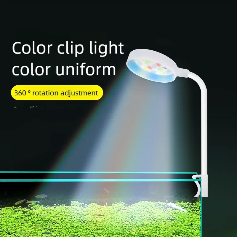 ไฟ LED แบบหนีบสำหรับตู้ปลา 3W  - Aquarium Plant Light บทวิจารณ์และราคา