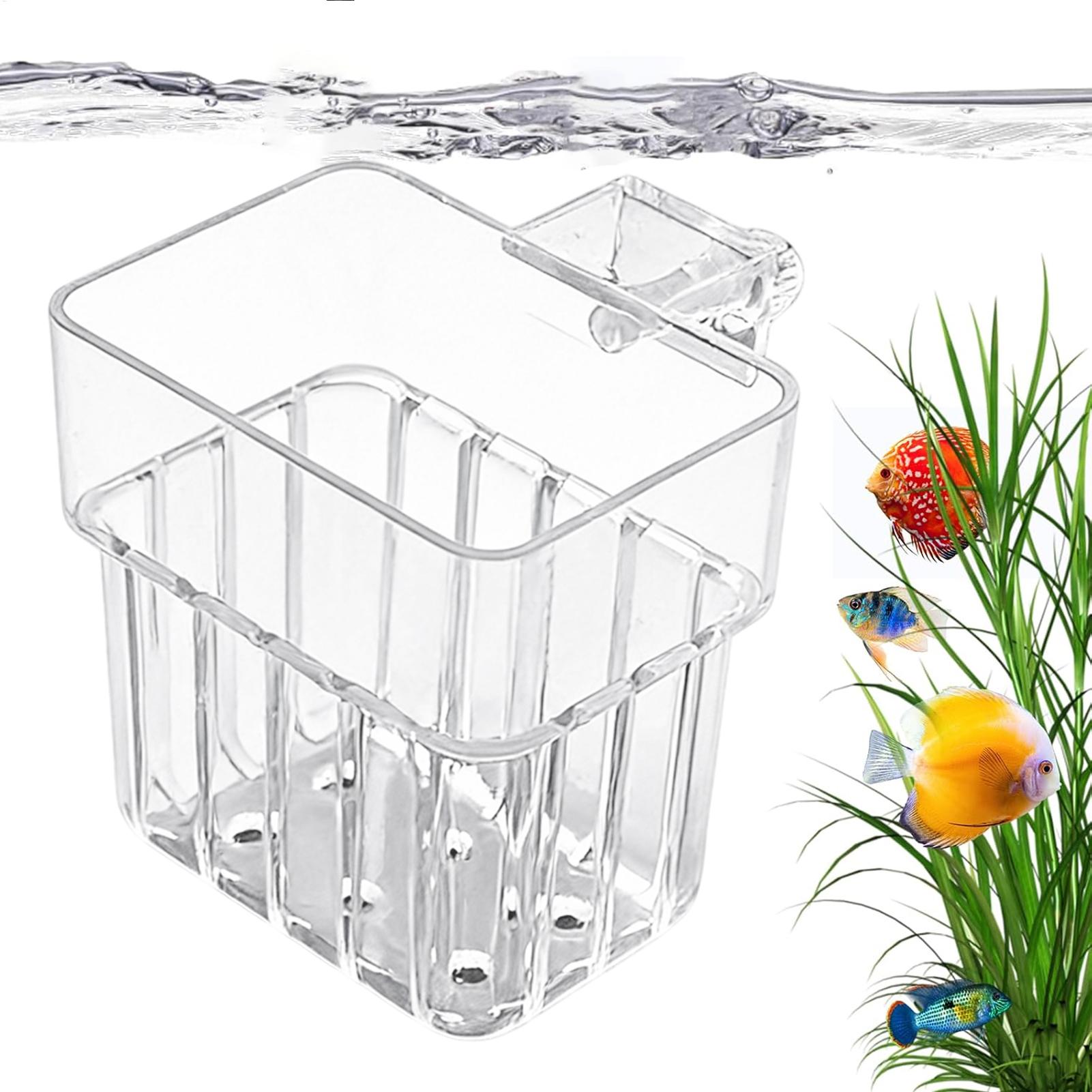 กระถางแขวนใสสำหรับปลูกต้นไม้ใน - Aquarium Plant Holder บทวิจารณ์และราคา