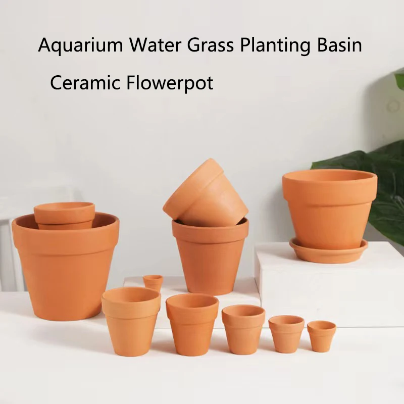 โคลนสีแดงตกแต่งตู้ปลาสําหรับหญ - Plant Aquarium Pot บทวิจารณ์และราคา